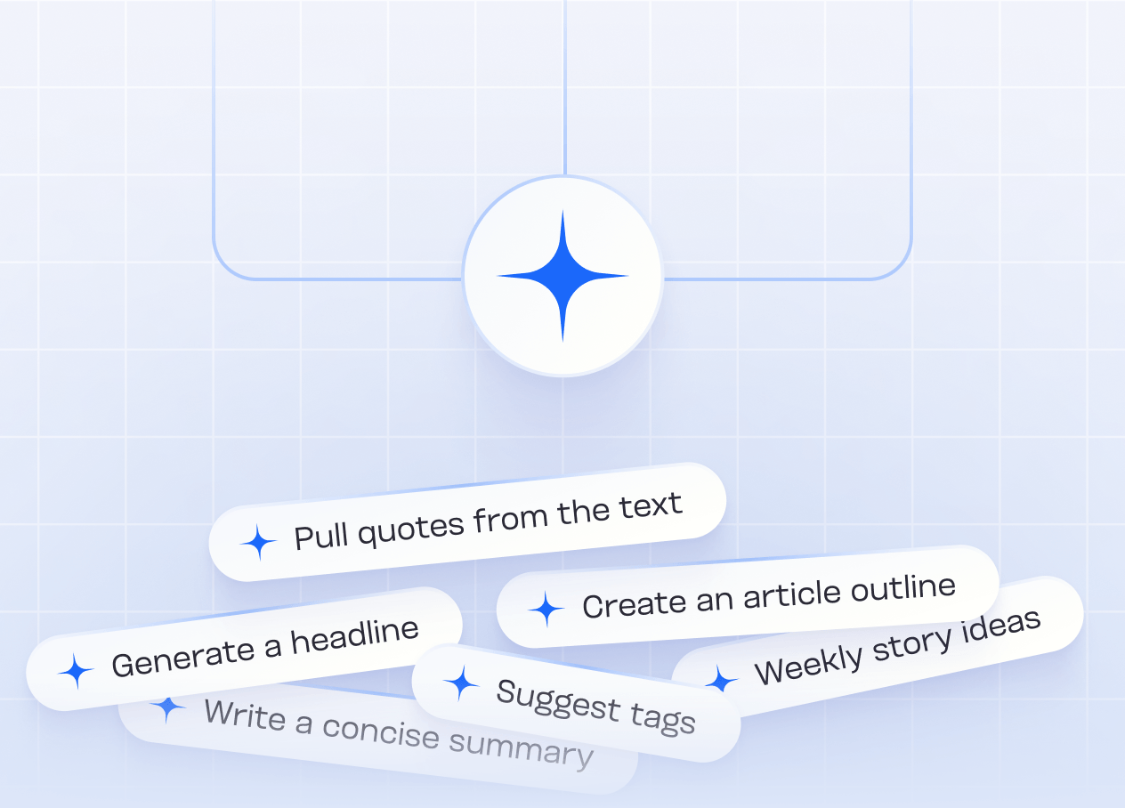 Built-in AI assistant
