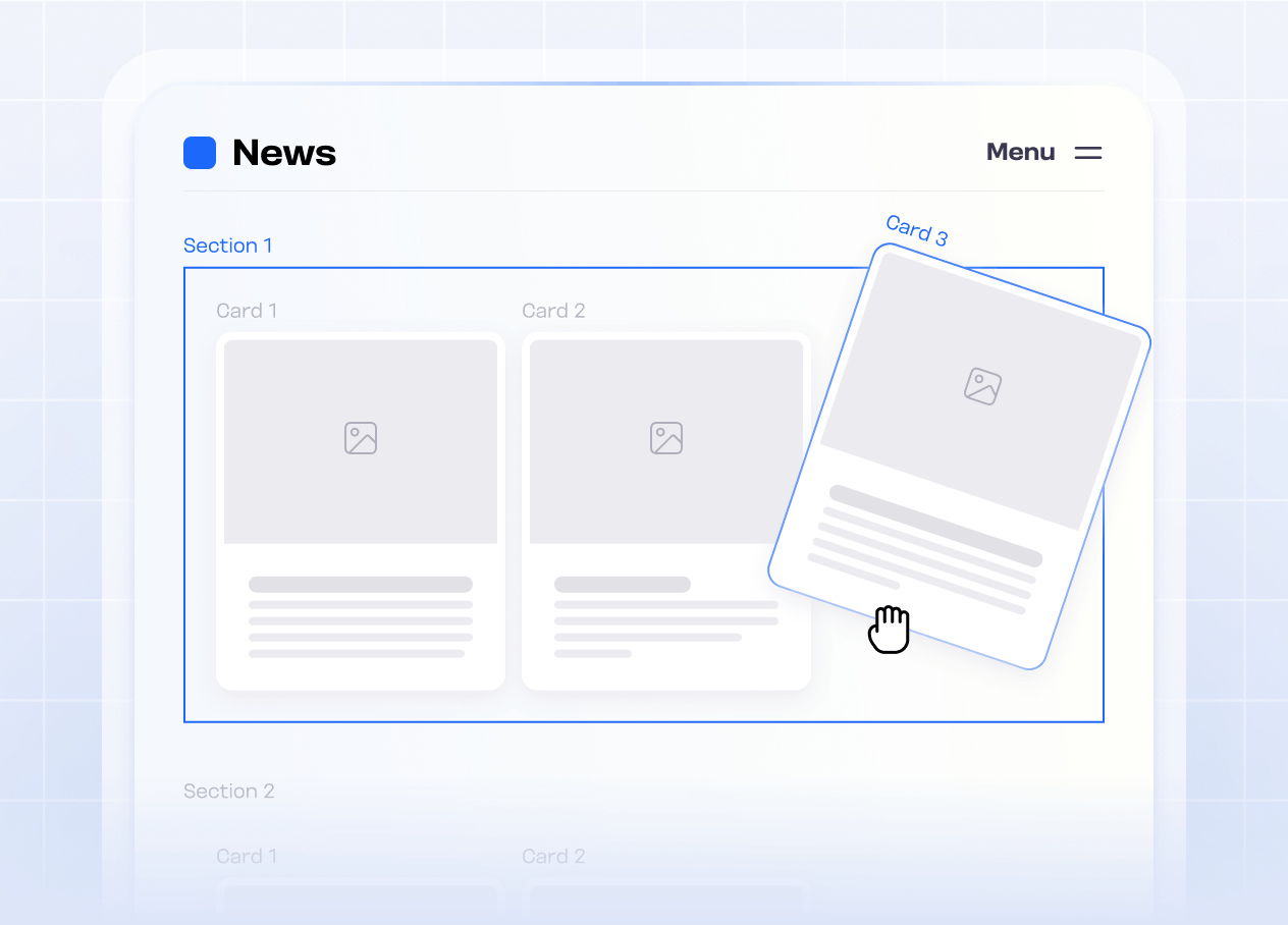 Flexible website and structure management